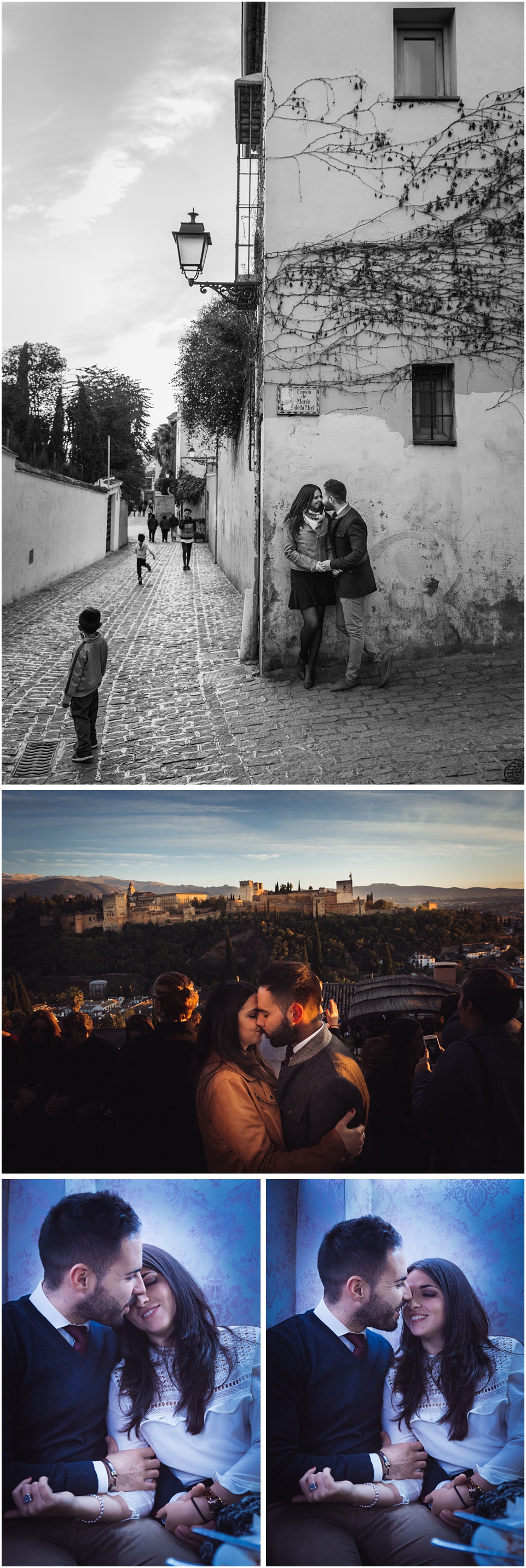 Calles de Granada,Granada,Sesión de pareja en Granada,fotografia en pareja,sesion en pareja,