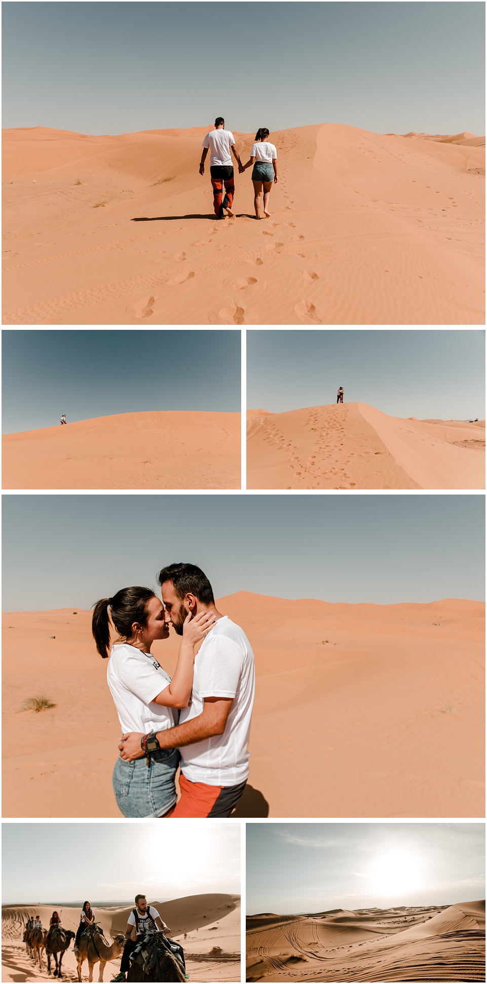 sesion de pareja en el desierto