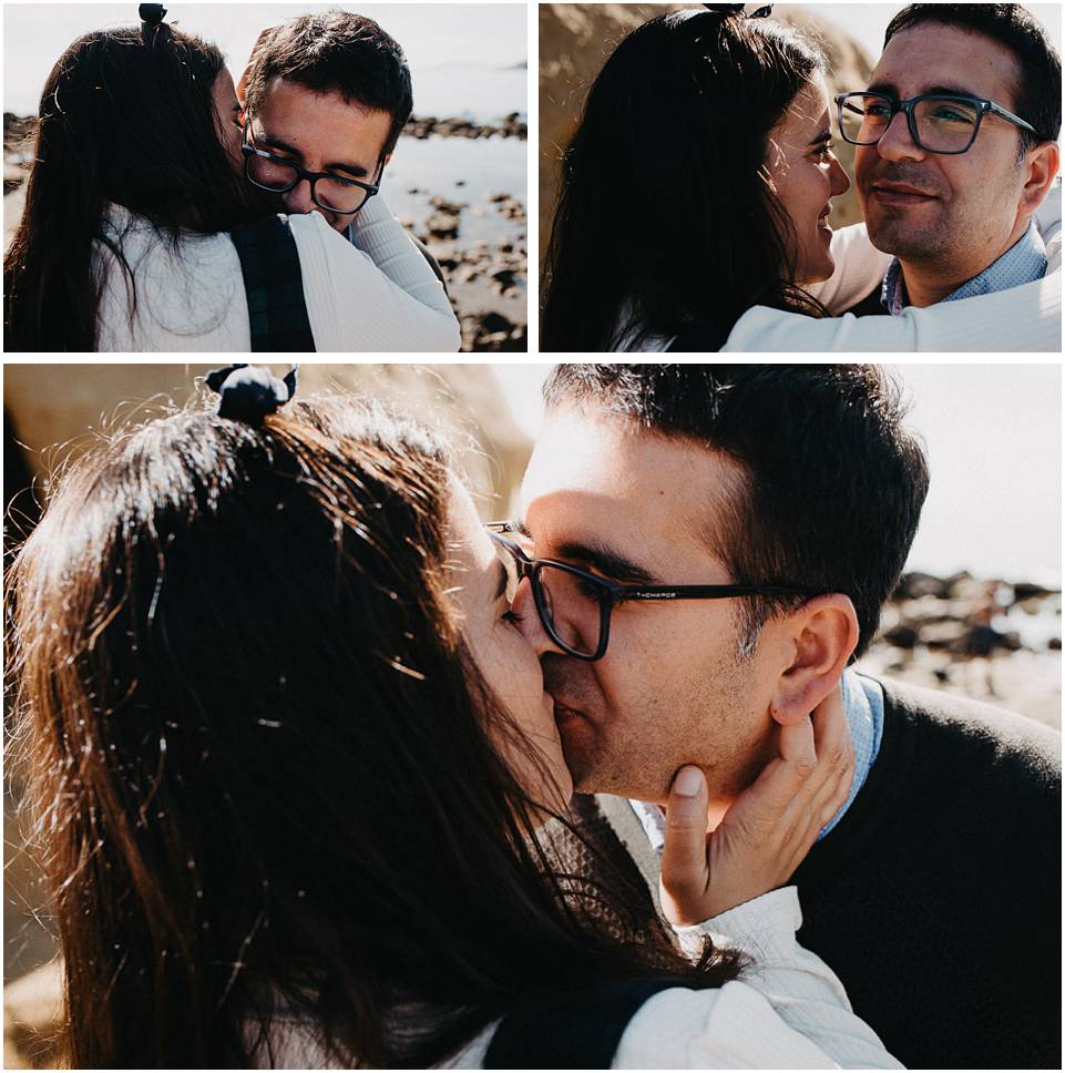 fotos de pareja besandose