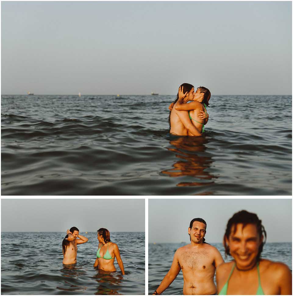 fotos de pareja en la playa de almeria